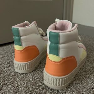 High Top Multi color sneakers SHEIN